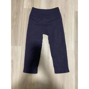 Lululemon Ebb To Street Seamless Navy Speckled Leggings Size 4